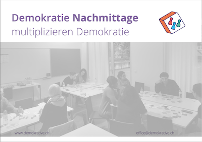 Neues Angebot: Demokratie-Nachmittage