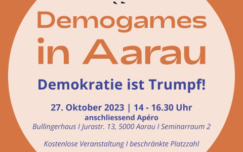 Demogames in Aarau: Demokratie ist Trumpf!
